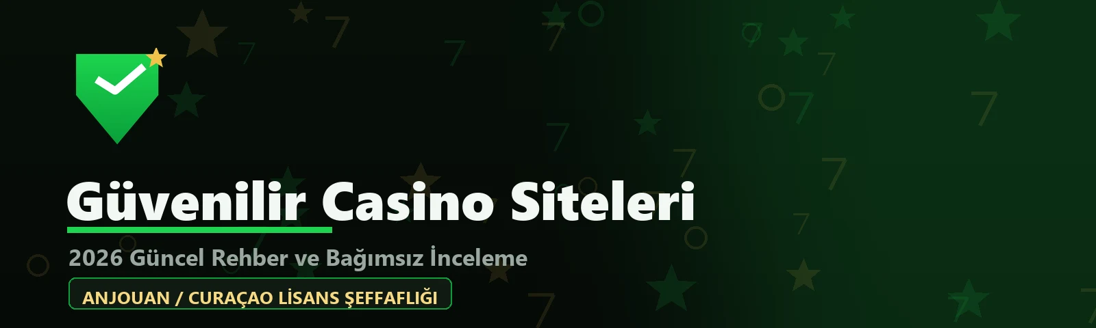 Güvenilir Casino Siteleri 2026 rehberi afişi